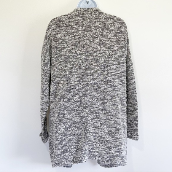 ASTR The Label Open Front Cardigan Long Sleeve Black and White Large - Picture 2 of 8